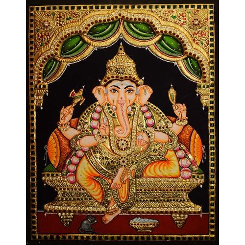 TANJORE PAINITNG GANESHA