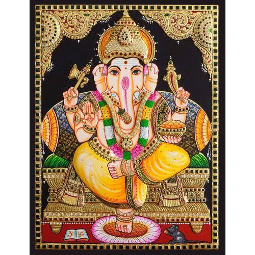 TANJORE PAINTING GANESHA