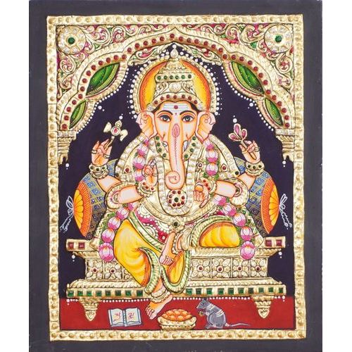 TANJORE PAINTING GANESHA