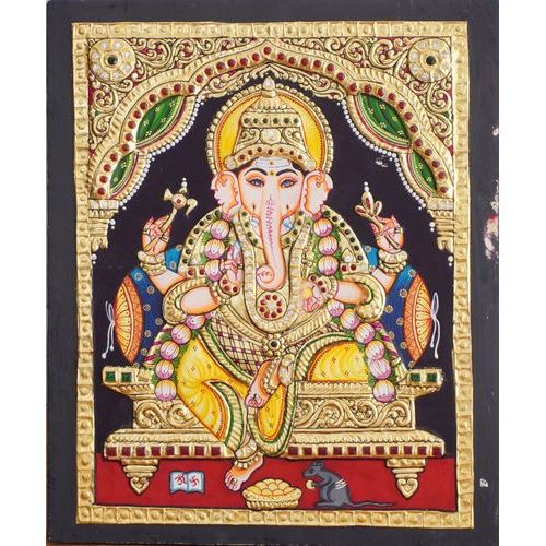 TANJORE PAINTING GANESHA
