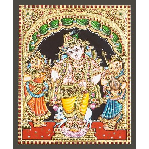 TANJORE PAINTING RUKMANI KRISHNA
