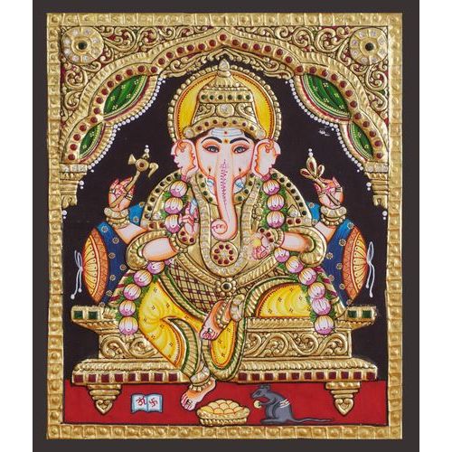 TANJORE PAINTING GANESHA