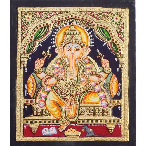 TANJORE PAINTING GANESHA
