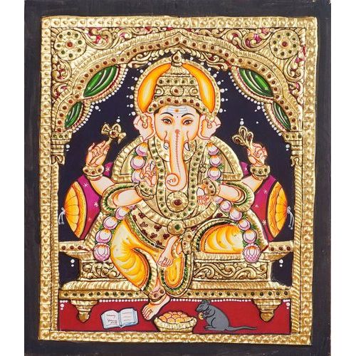 TANJORE PAINTING GANESHA
